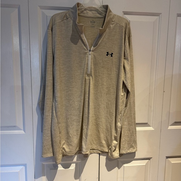 Under Armour Other - Under Armour Beige Quarter-Zip Pullover-XL